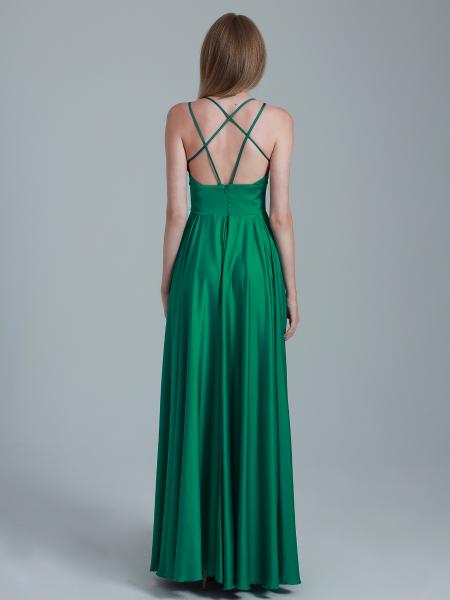 Satinkleid Coralie, grün