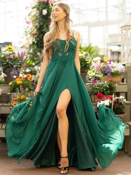 Abendkleid Marina, grün