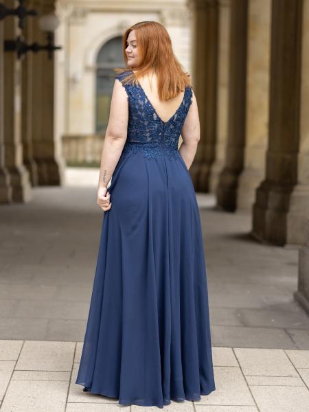 Abendkleid Elisabeth, dunkelblau