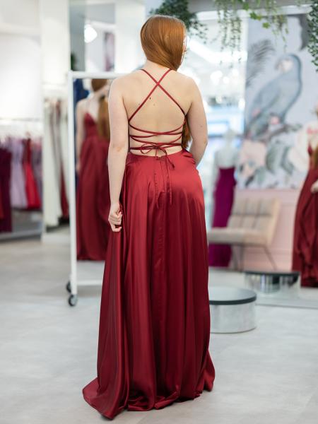 Abendkleid Harleen, weinrot