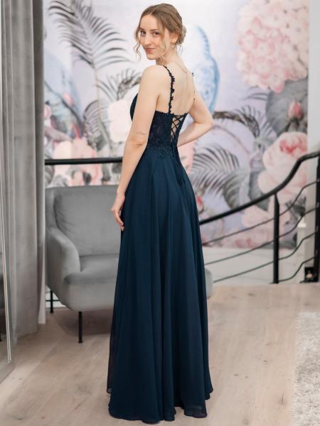 Abendkleid Loretta, dunkelblau