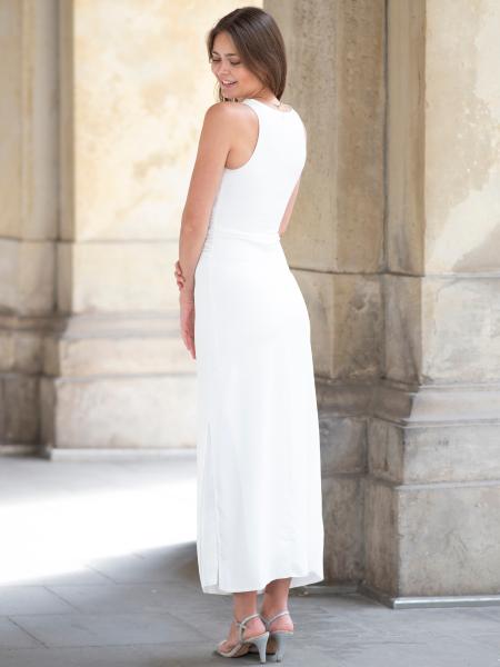 Satinkleid Kiana, weiß