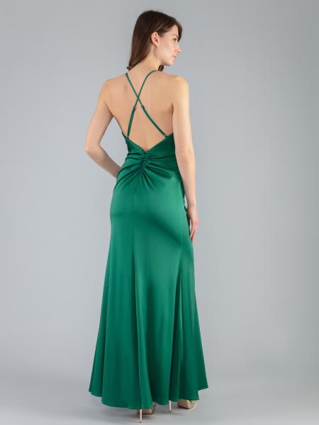 Rückenfreies Abendkleid Angele, grün