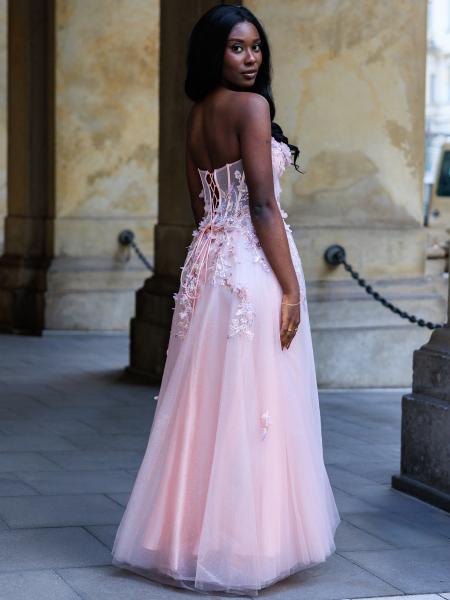 Ballkleid mit Tüll Novalie, rosa