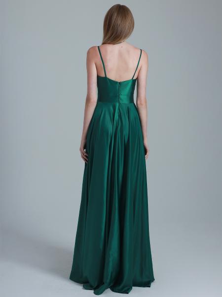 Satinkleid Slavica, grün