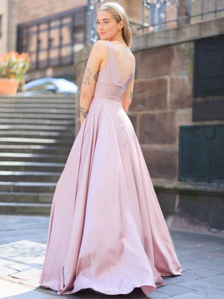 Satinkleid Sinja, rosa