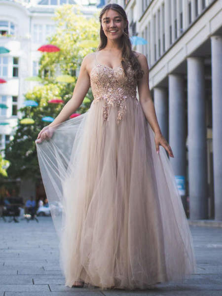 Tüllkleid Franziska, gold