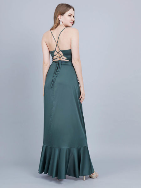 Abendkleid Dorothea, smaragdgrün