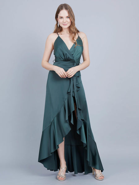 Abendkleid Dorothea, smaragdgrün