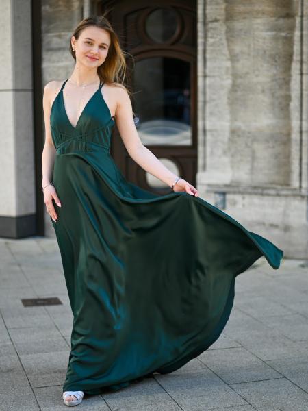 Abendkleid Desiree, smaragdgrün