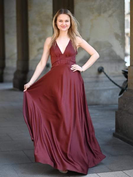 Abendkleid Desiree, bordeaux