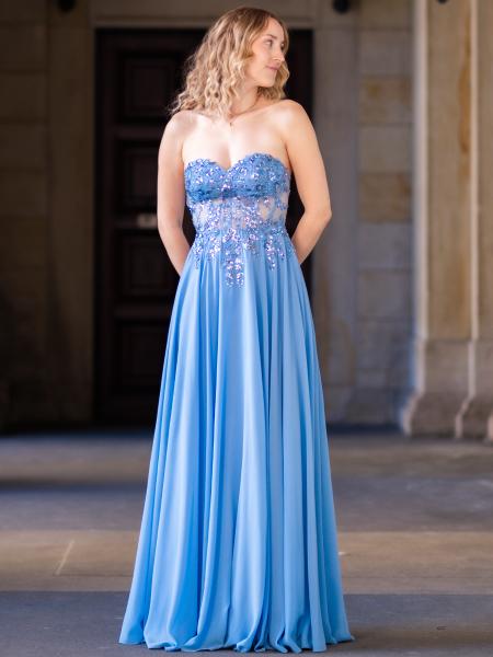 Abendkleid Karina, blau