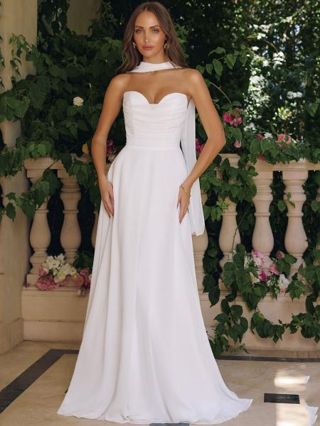 Abendkleid Kinsley, weiß