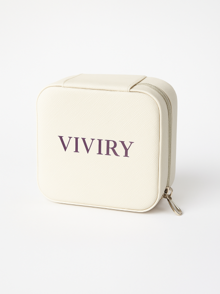 Reiseschmuckbox, weiß