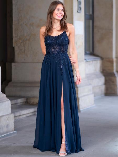 Abendkleid Marina, dunkelblau