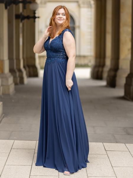 Abendkleid Elisabeth, dunkelblau