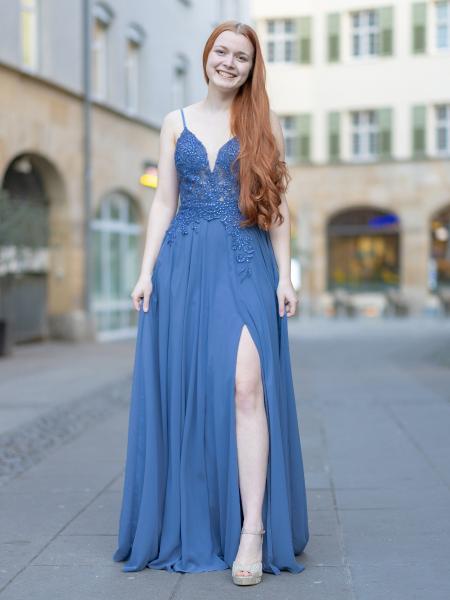 Abendkleid Athenica, lavendelblau